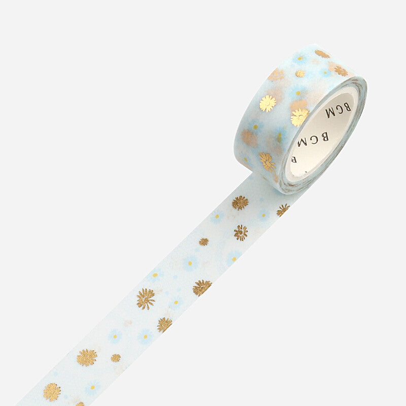 BGM Gold Daisies washi tape - Paper Kooka Australia