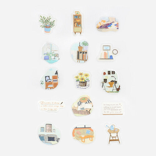 BGM Interior Design Lifestyle Flake Stickers 15 designs - Paper Kooka Australia