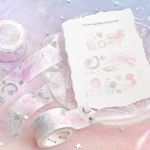 BGM Jellyfish ocean masking tape - Paper Kooka Australia