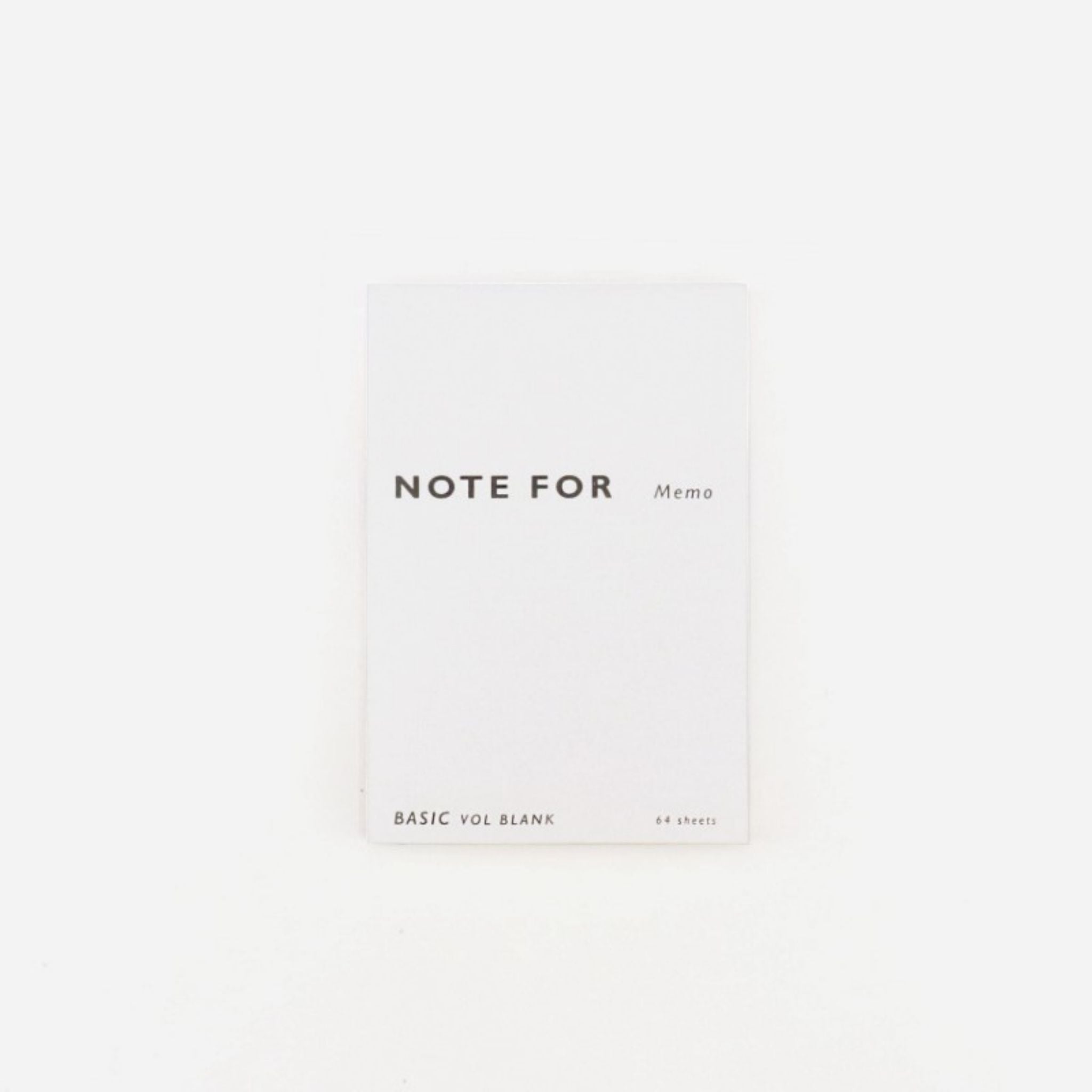 BGM Note For Blank Memo Pad - Paper Kooka