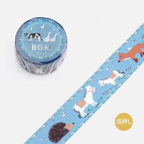 BGM Ranch Tales Embroidered Ribbon washi tape - Paper Kooka Australia