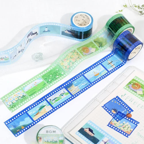 BGM Ultramarine Film Transparent Clear PET Tape - Paper Kooka Australia
