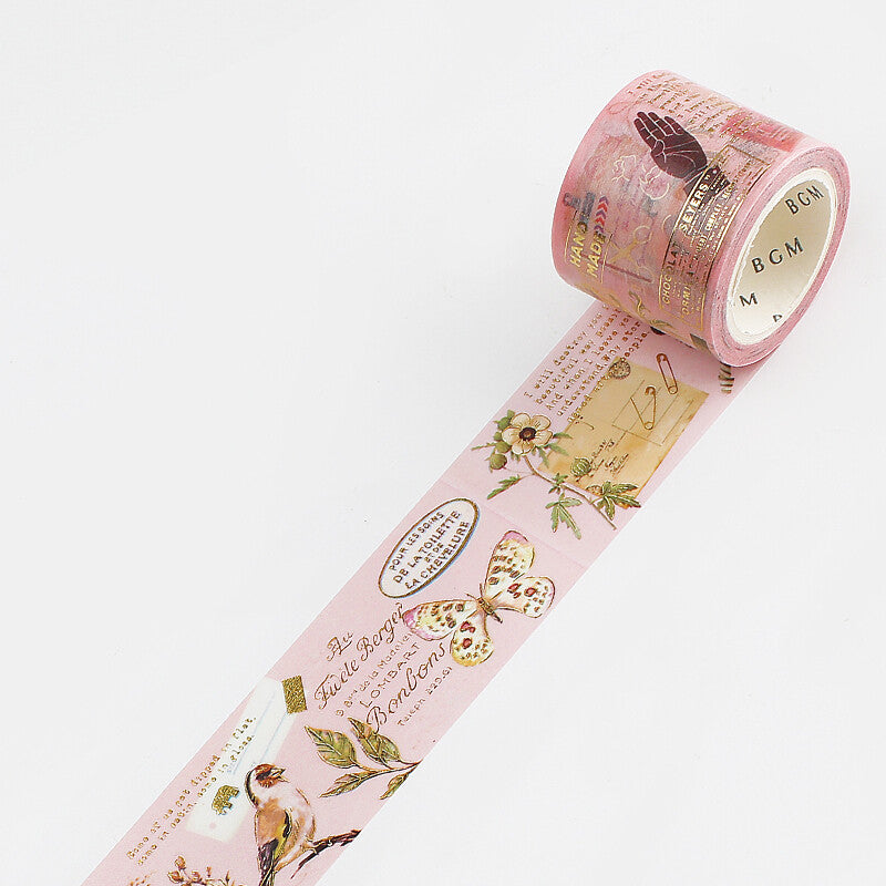 BGM Vintage Crafts wide washi tape - Paper Kooka Australia