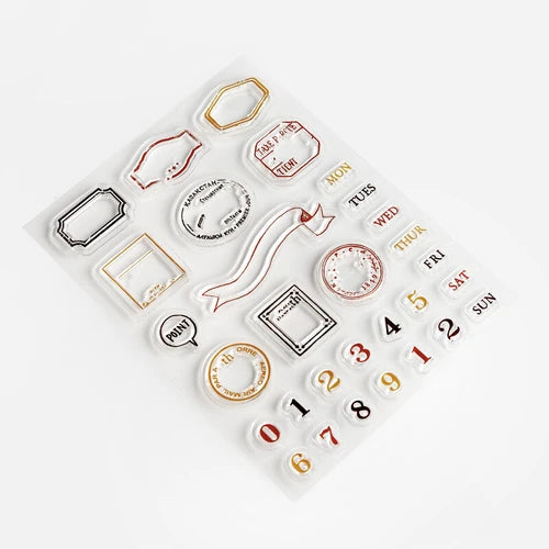 BGM Vintage Date Clear Stamps - Paper Kooka Australia