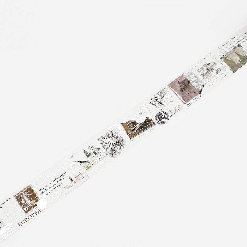 BGM Vintage Letter wide decorative tape - Paper Kooka Australia