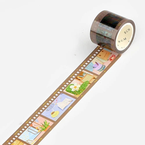 BGM Walnut Pink Film Clear PET Tape - Paper Kooka Australia
