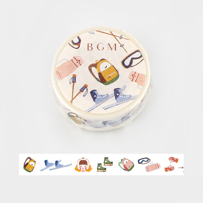 Winter Sports washi tape
