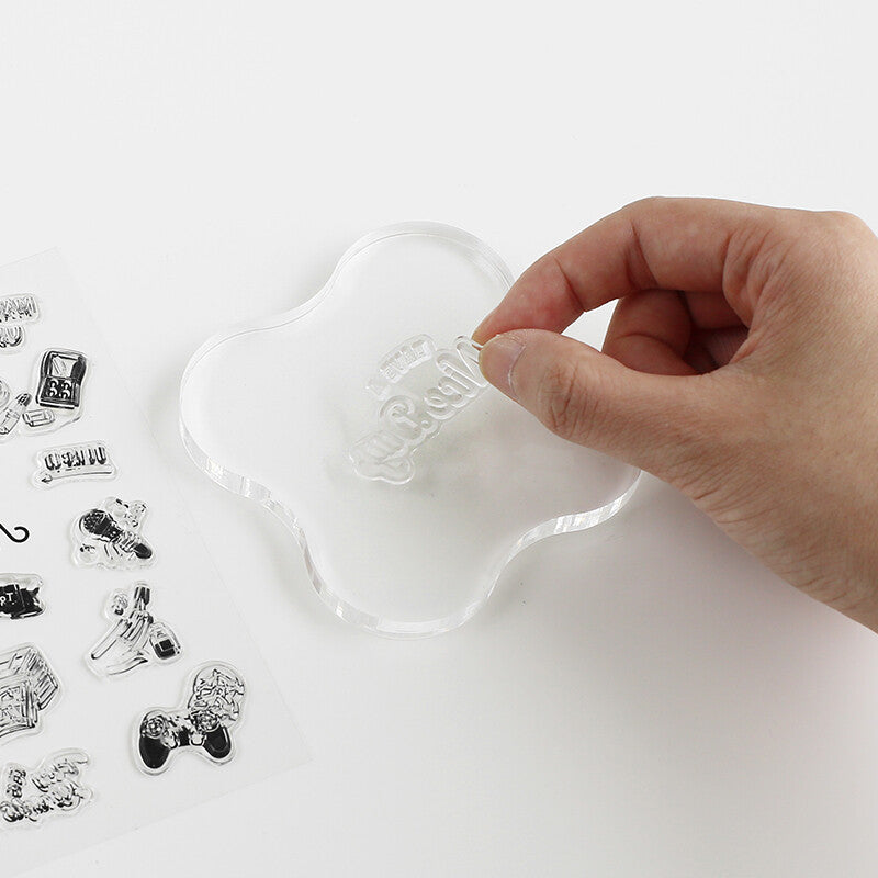 Clear Stamp Acrylic Block - Small - Paper Kooka