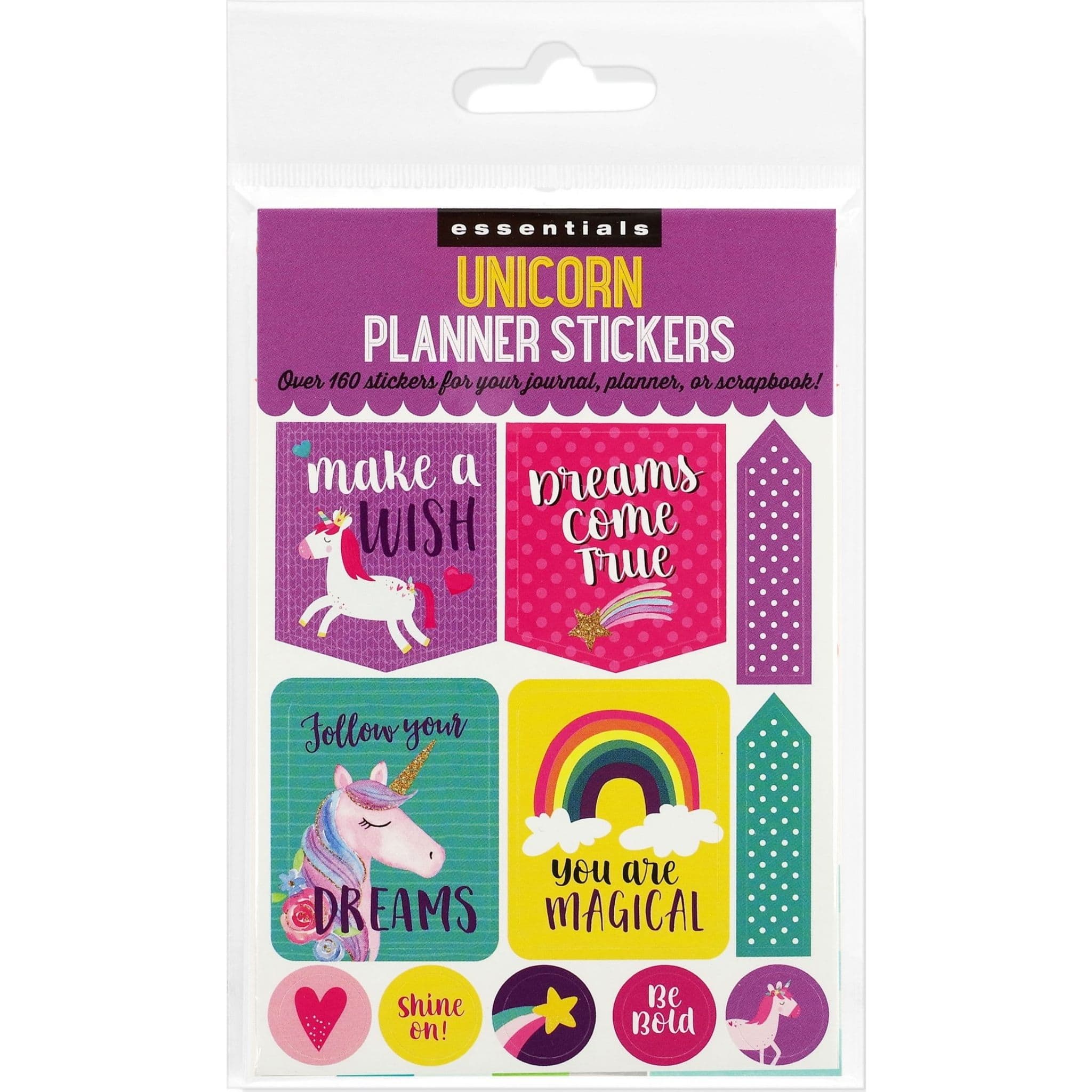 Essentials Unicorn Planner Stickers whole set - Paper Kooka