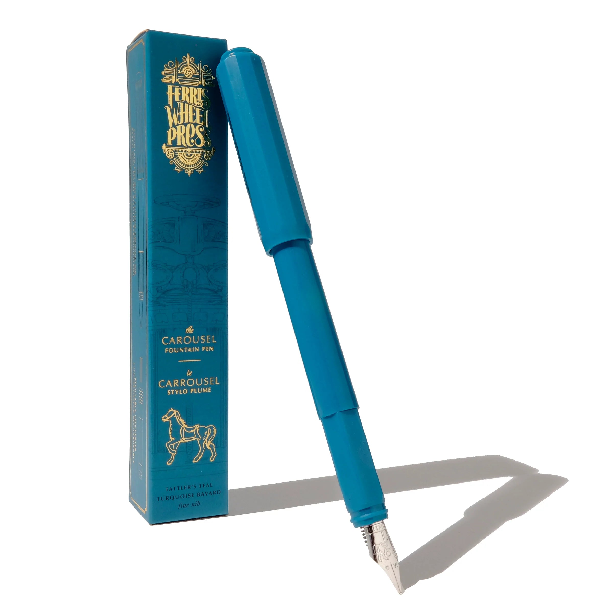 Ferris Wheel Press The Carousel Fountain Pen - Tattler's Teal - Paper Kooka Australia