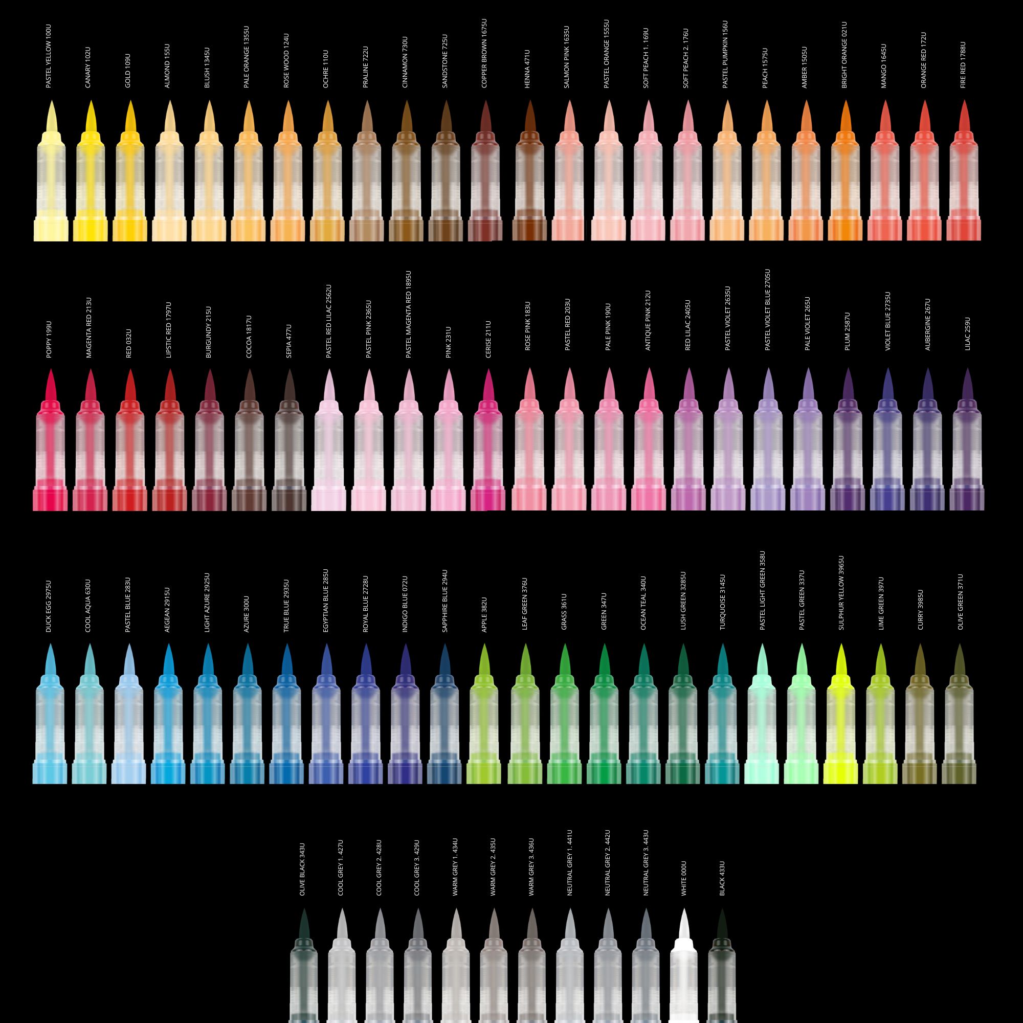PIGMENT Decobrush Opaque Brush Pens | SINGLE PENS