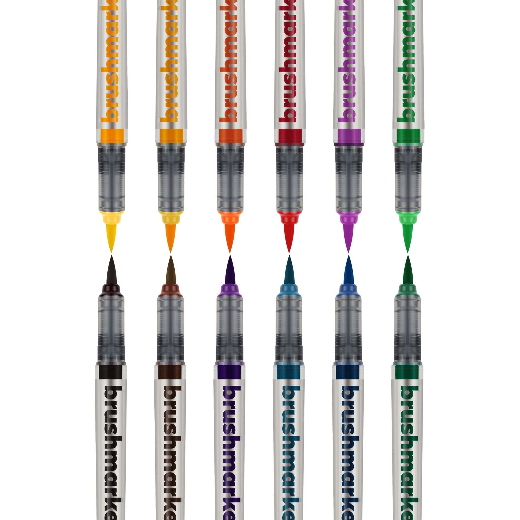 Karin Markers Brushmarker PRO Basic Set of 12 juicy brush pens - Paper Kooka