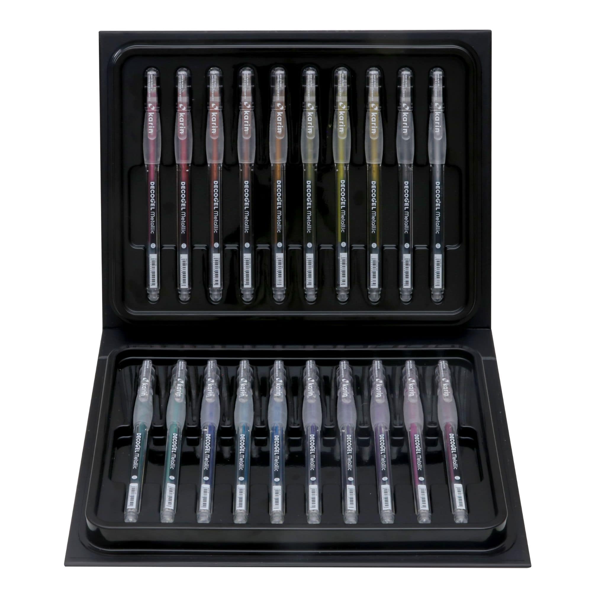 Karin Markers DECOGEL 1.0 Gel Pens - Metallic 20 Colours set of 20 opaque gel pens - Paper Kooka Australia