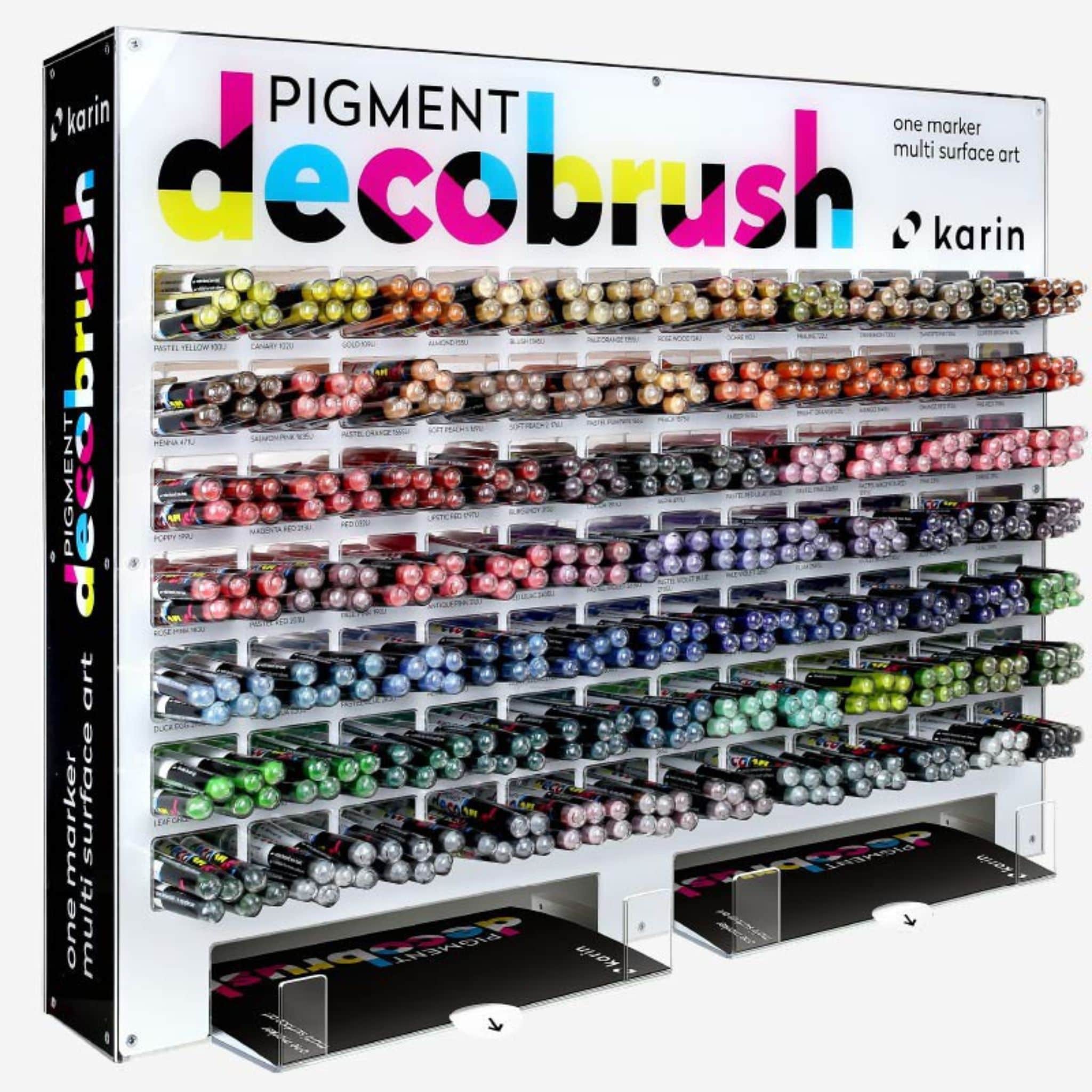 Karin PIGMENT Decobrush opaque brush pens - single markers - Paper Kooka Australia