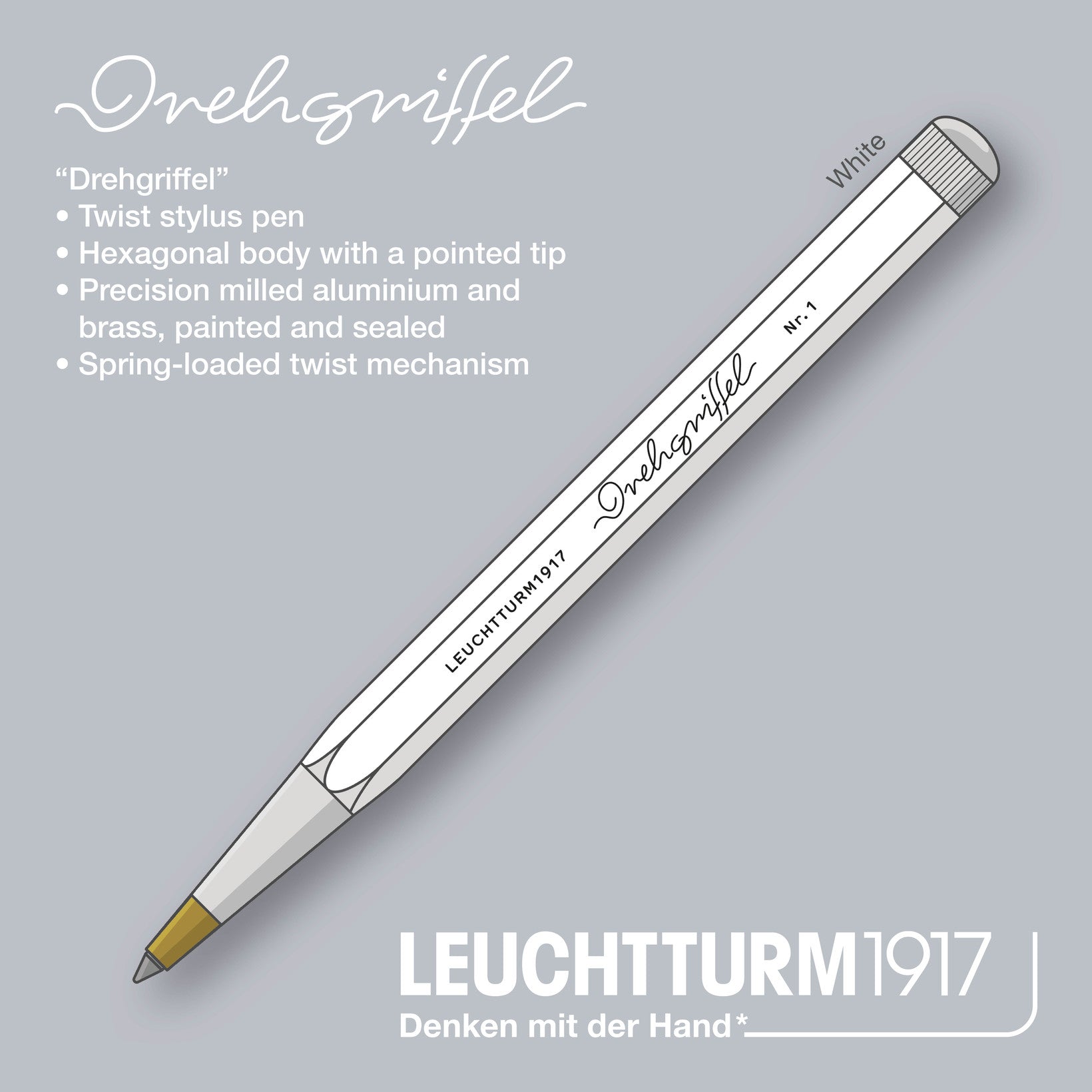 Leuchtturm1917 Drehgriffel No.1 Black Ink Gel Pen - Forest Green - description - Paper Kooka Australia