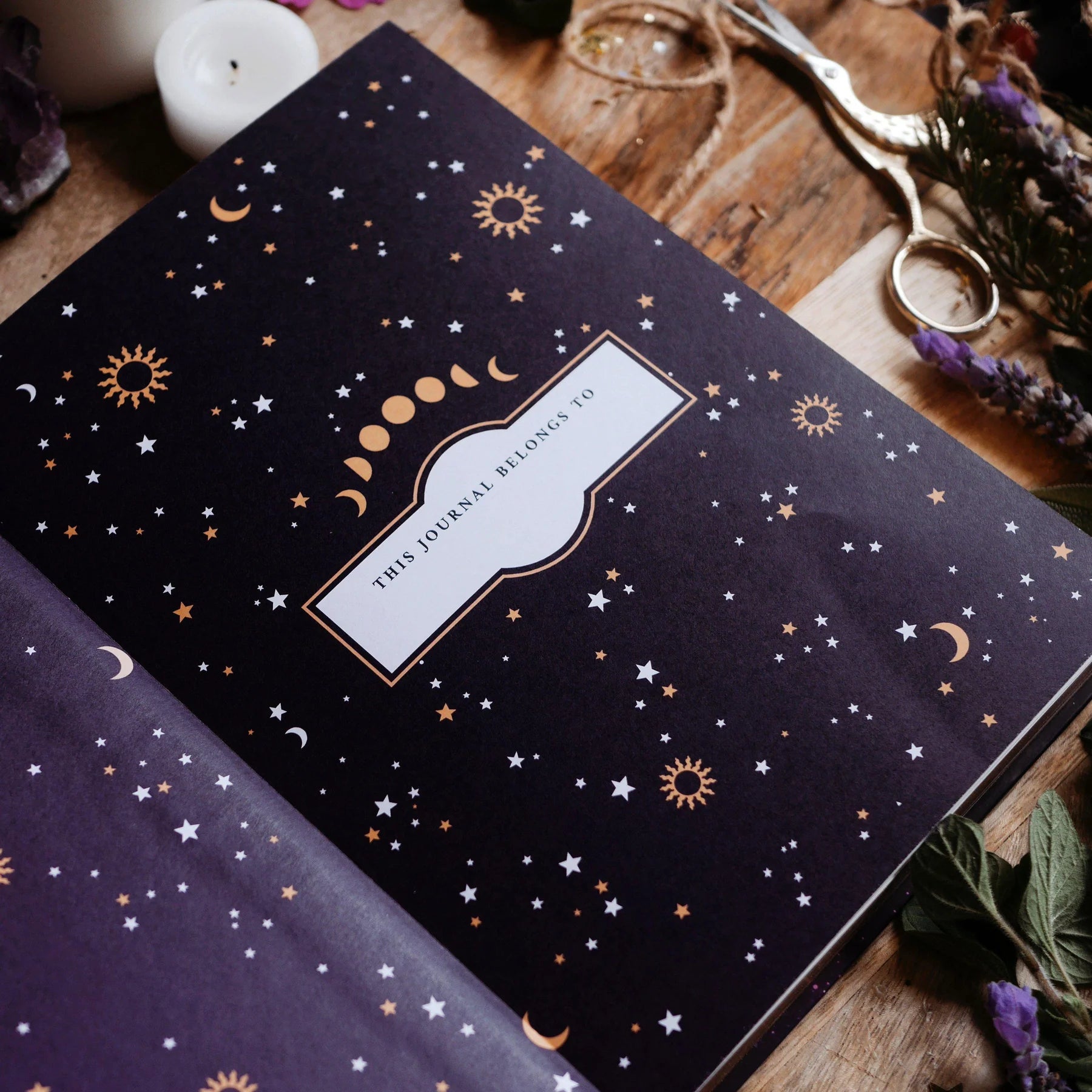 The Quirky Cup Collective Made of Stars Journal first page - Paper Kooka Australia