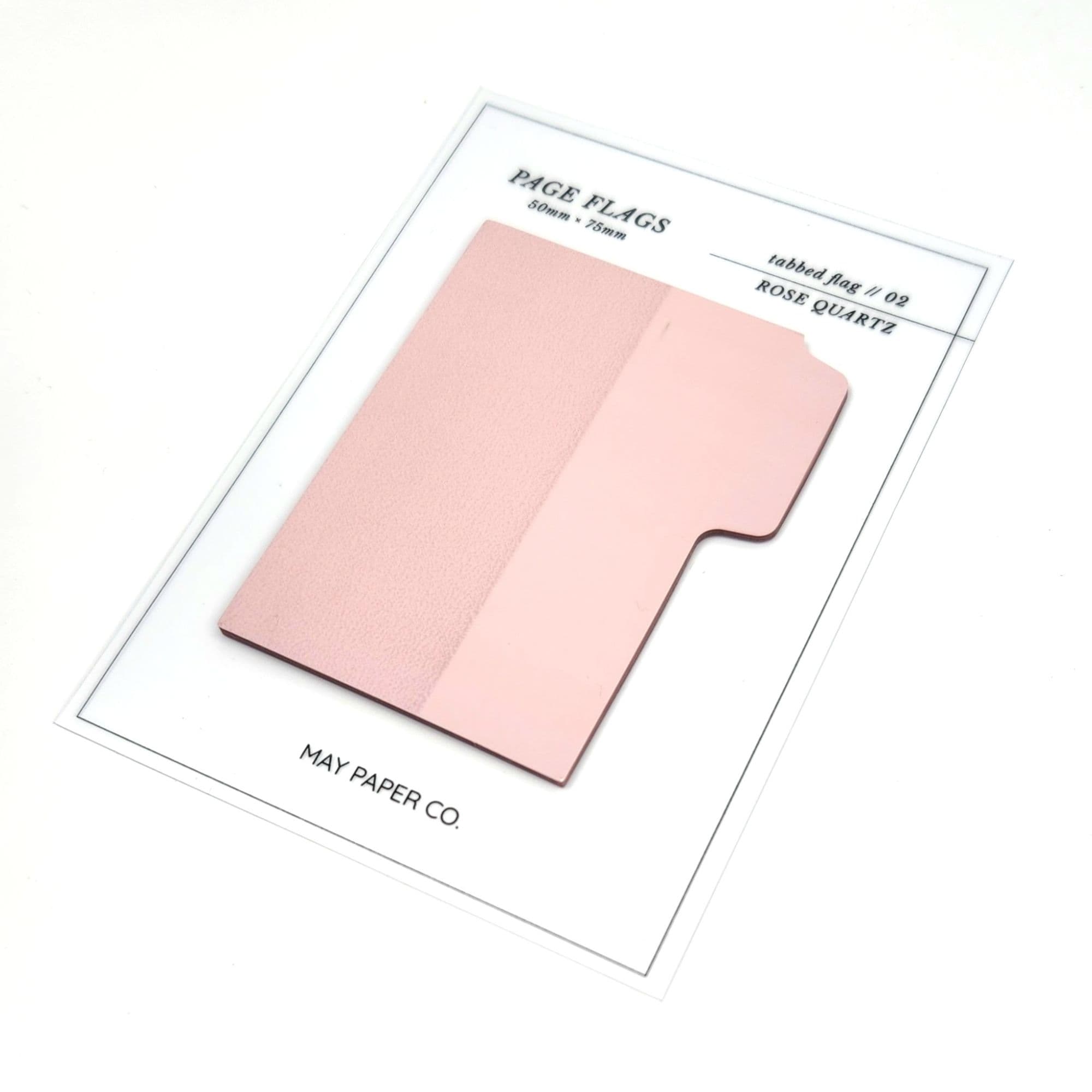 Transparent Sticky Notes & Page Flags | Rose Quartz