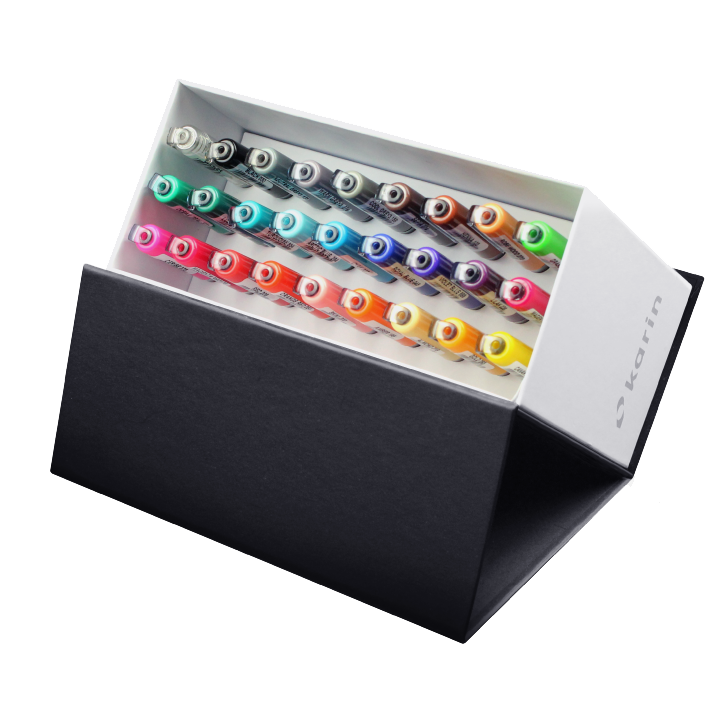 BrushmarkerPRO Mini Box 26 colours + blender set - Paper Kooka