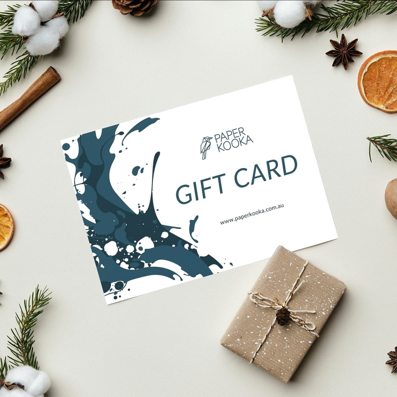 Gift Card Paper Kooka Stationery Shop