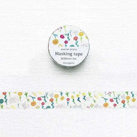 Papier Platz x @kurogoma - Little Flowers Washi Tape