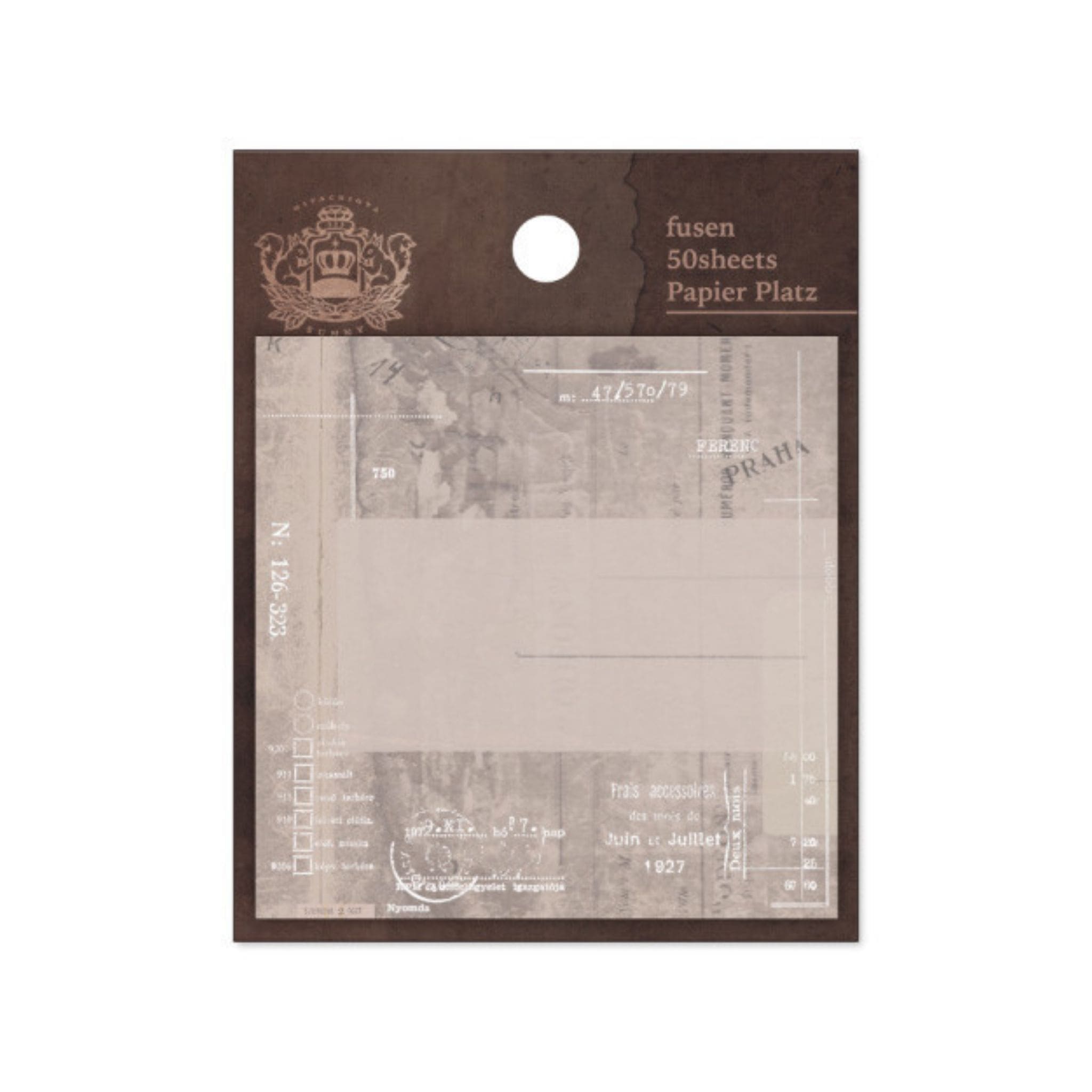 Papier Platz - Praha Vintage Sticky Notes - Paper Kooka
