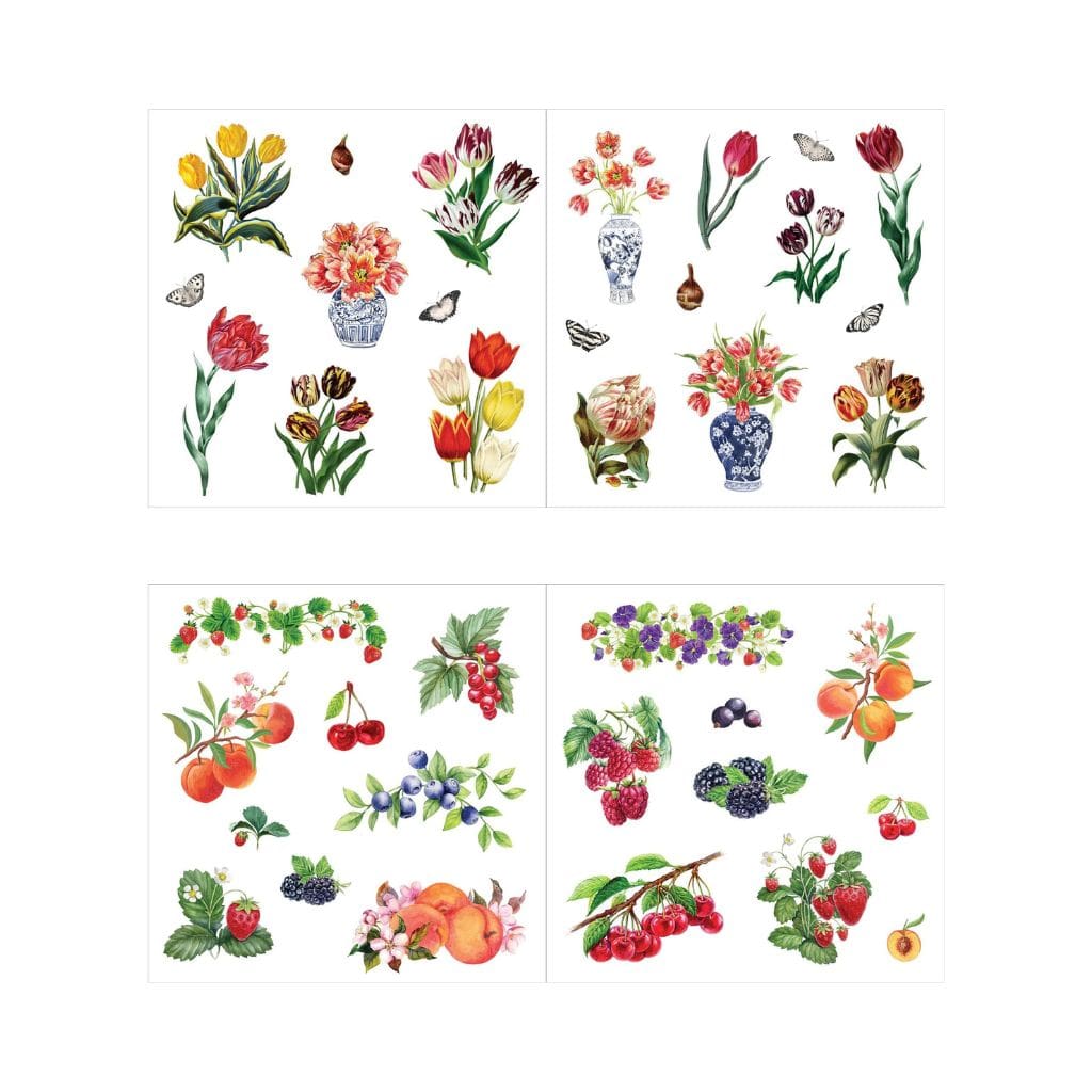 Peter Pauper Press Bunches of Botanicals Sticker Book with bouquets - Paper Kooka Australia