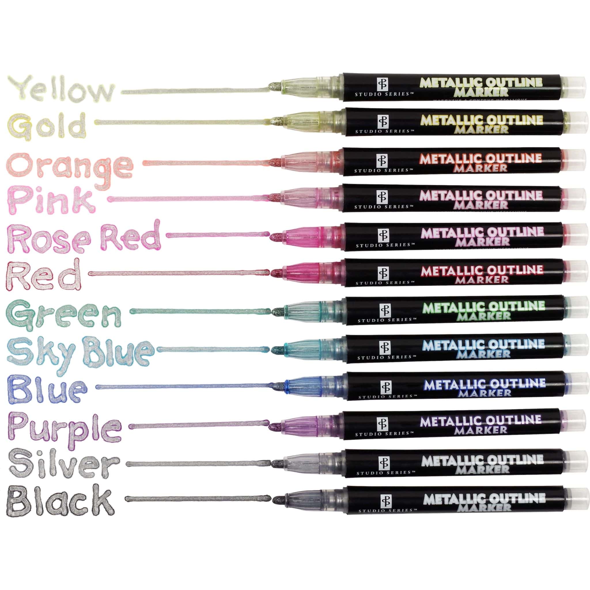 Peter Pauper Press self-outlining metallic markers - Paper Kooka Australia