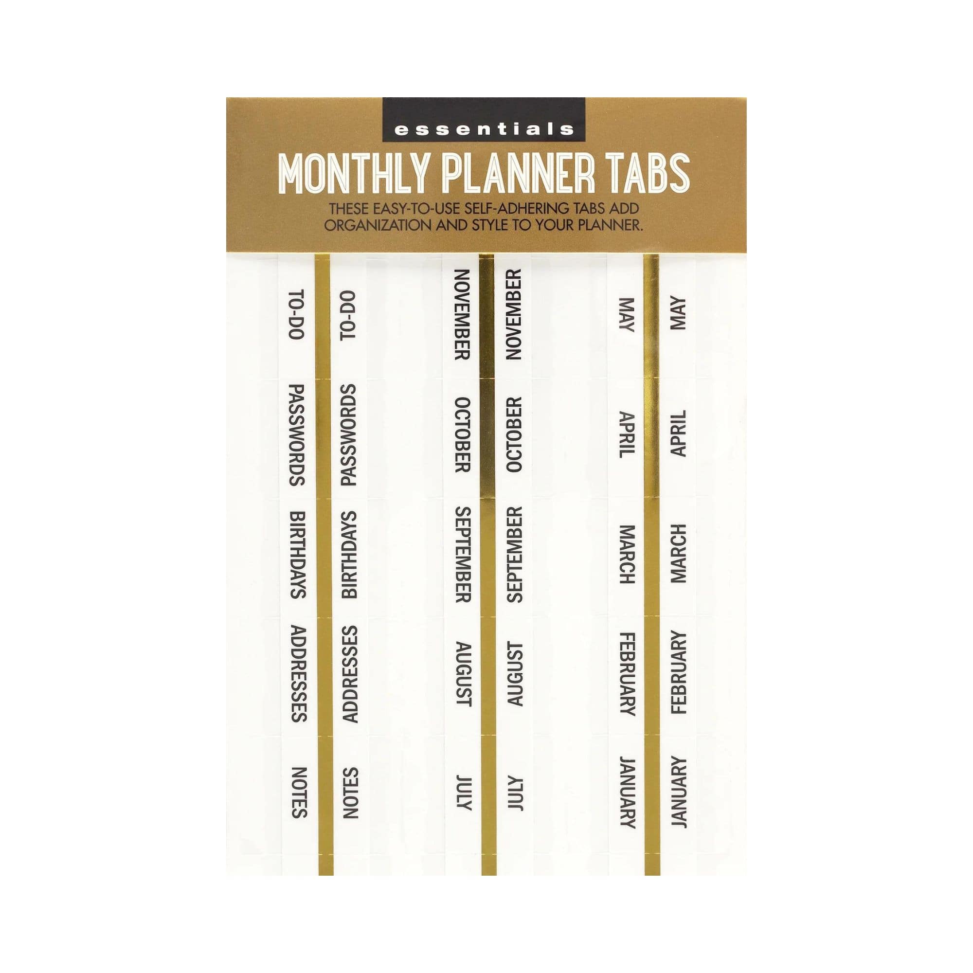 Monthly Planner Tabs - Paper Kooka Australia