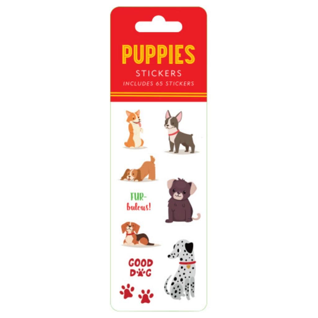 Peter Pauper Press Puppies Sticker Set - Paper Kooka Australia