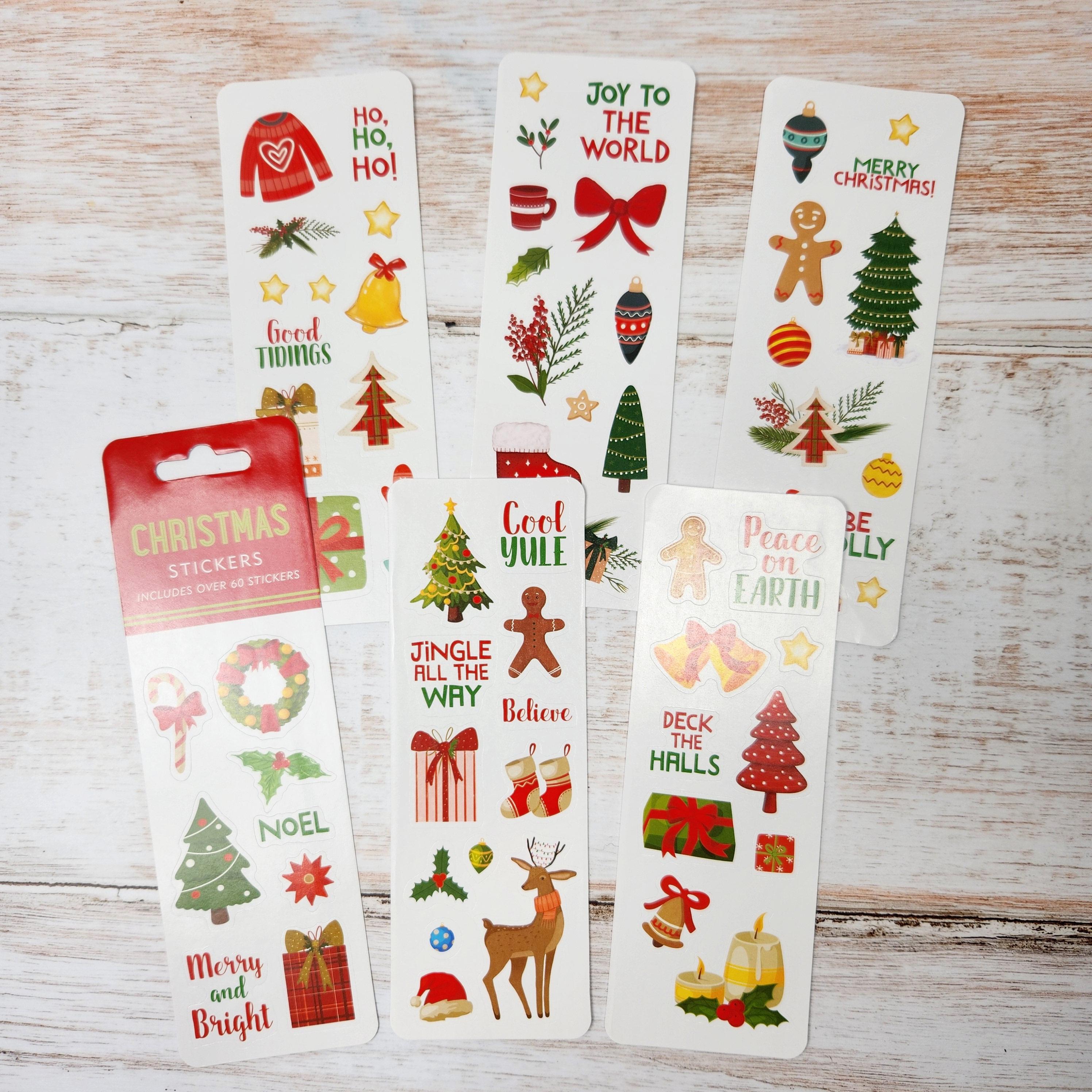 Peter Pauper Press Christmas Sticker Set 6 sheets - Paper Kooka Australia