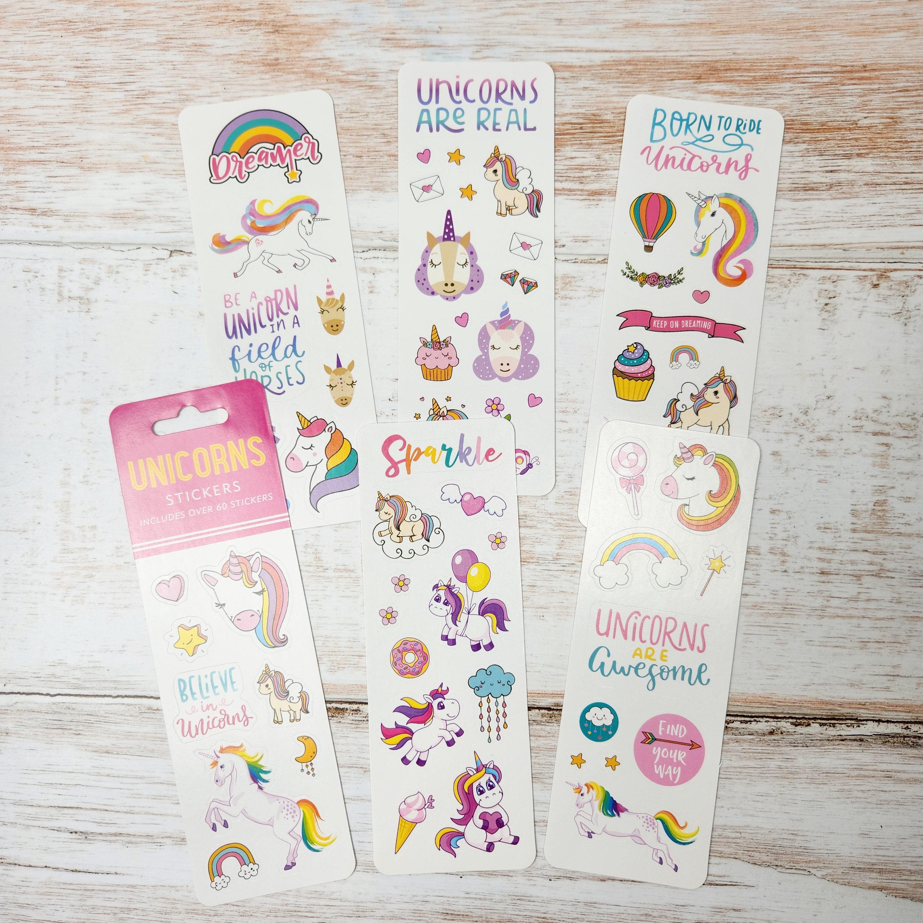 Peter Pauper Press Unicorns Sticker Set 6 sheets - Paper Kooka Australia