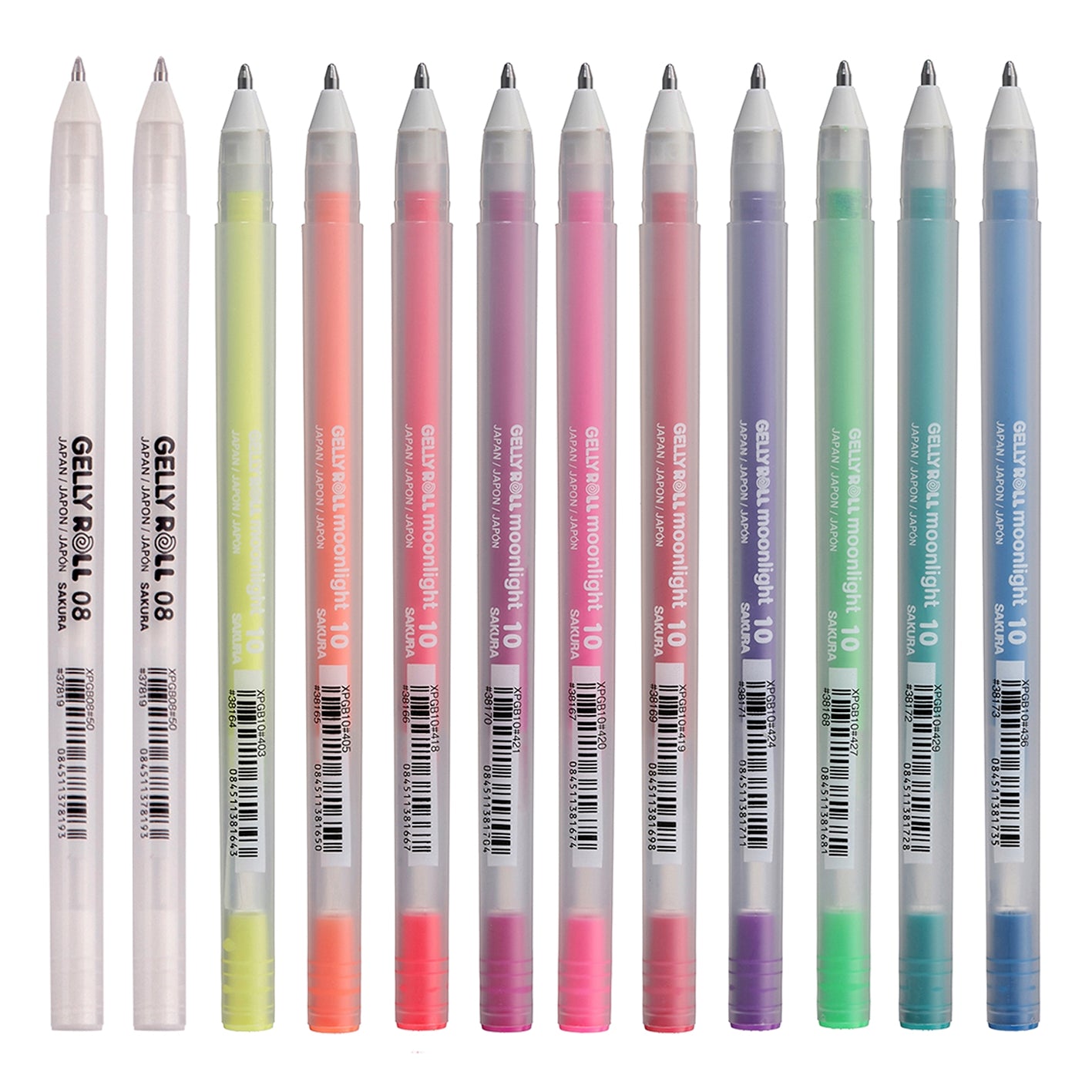 Sakura Gelly Roll Moonlight set of 12 individual gel pens - Paper Kooka Australia