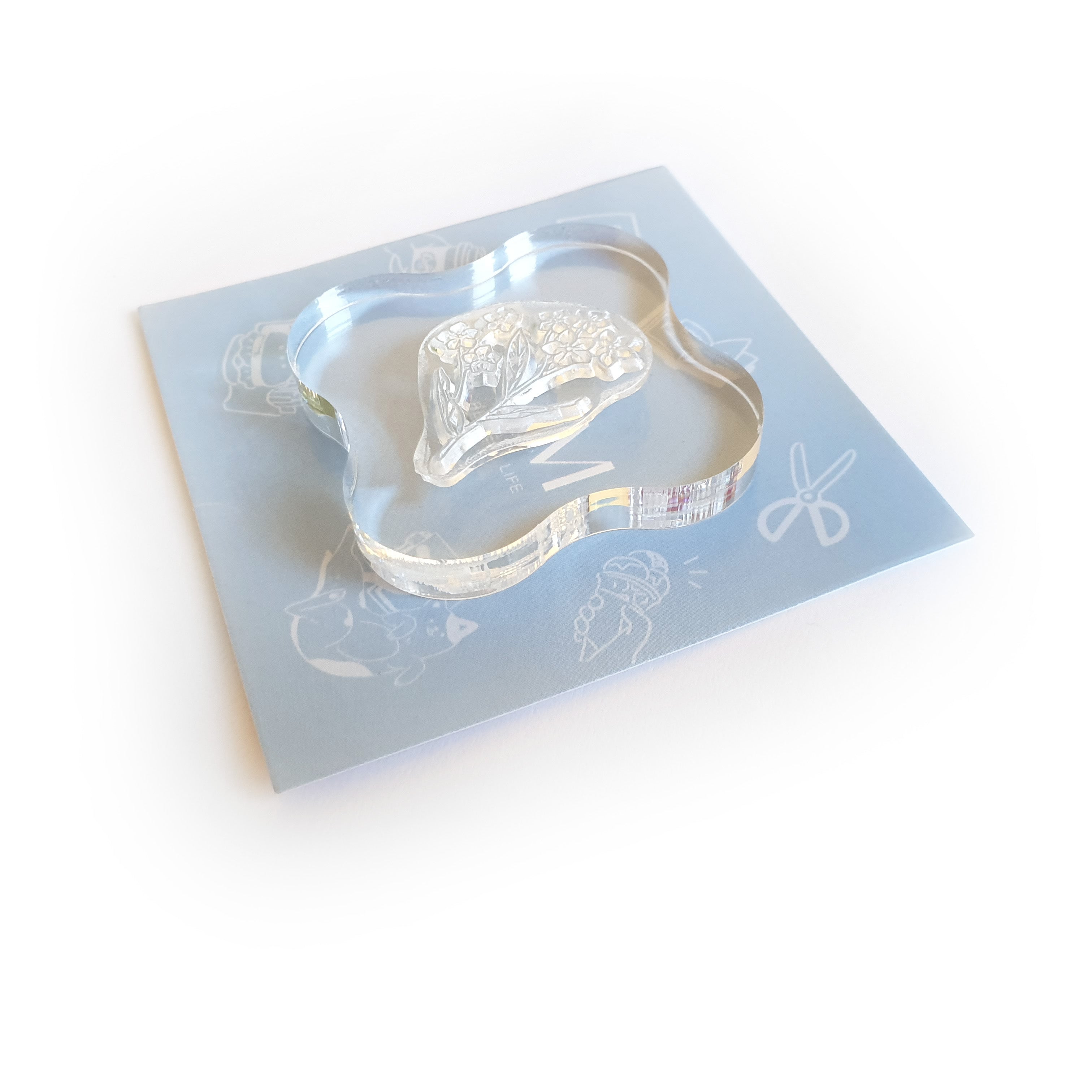 Clear Stamp Acrylic Block - Small - Paper Kooka