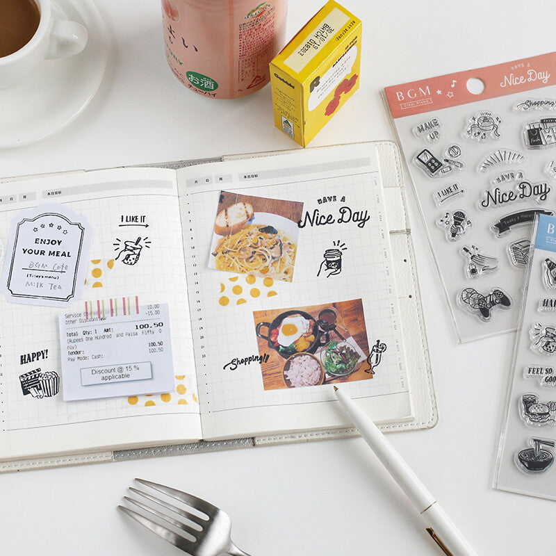 Have a Nice Day Clear Stamps - Paper Kooka