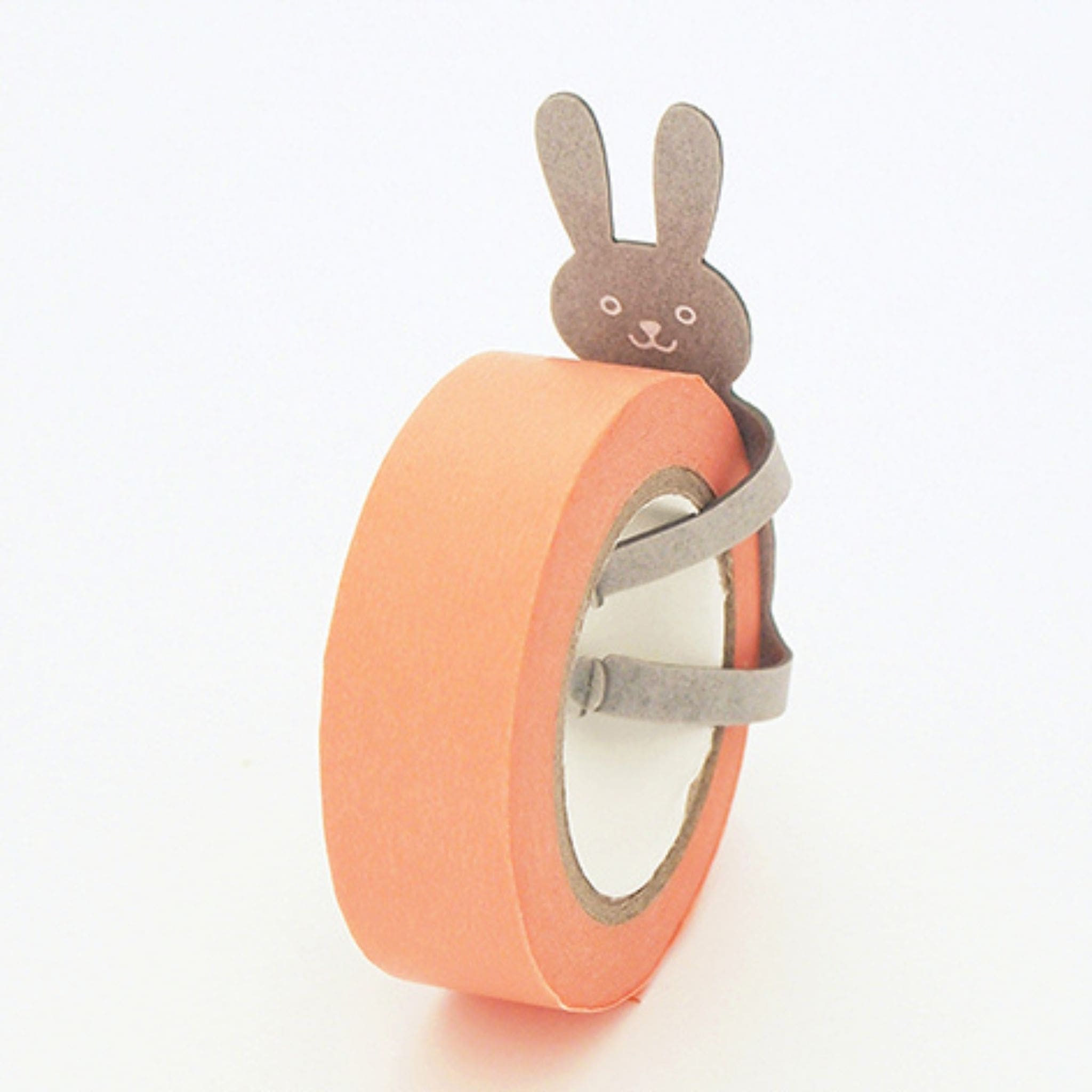 Rabbit Washi Tape Dispensers | Set of 2 (white or grey)