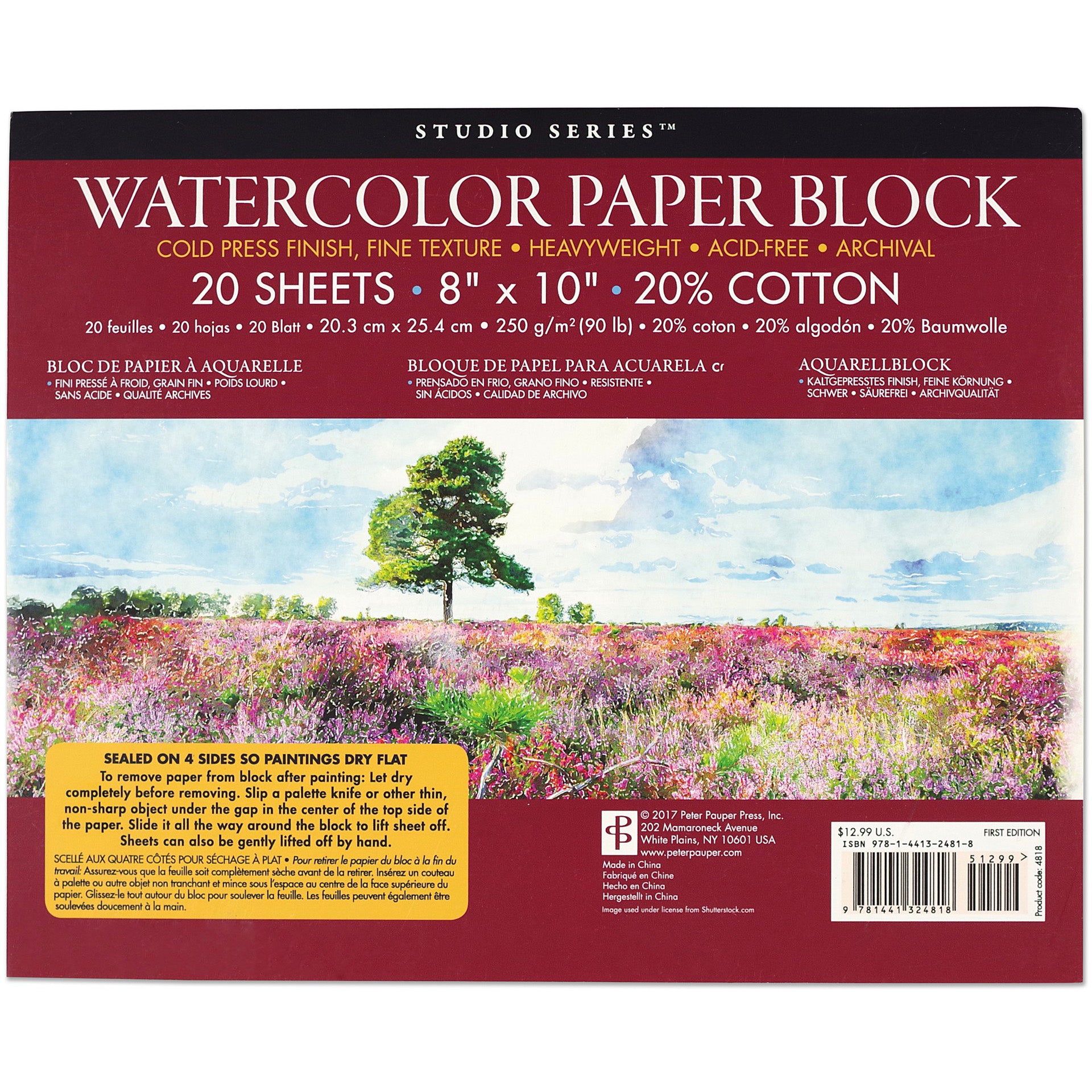 Watercolour Paper Block - Paper Kooka