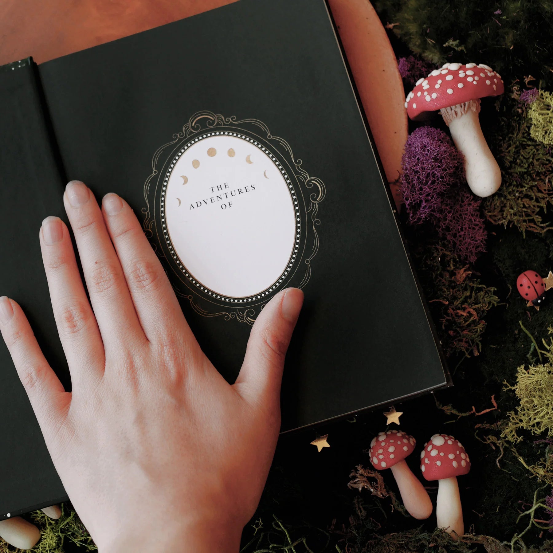 The Quirky Cup Collective Wonderland Journal first page - Paper Kooka Australia