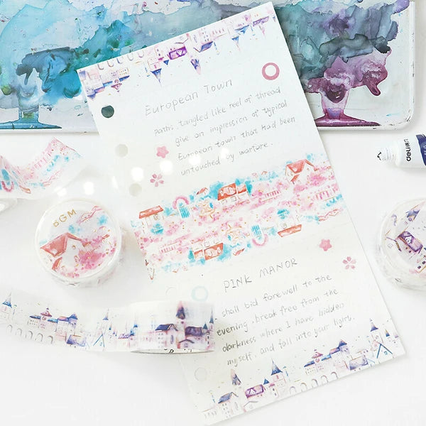 Watercolour Villa washi tape