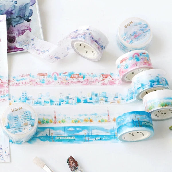 Watercolour Villa washi tape