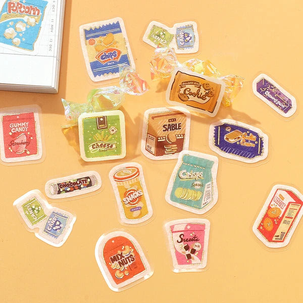 Lots of Candy Flake Stickers