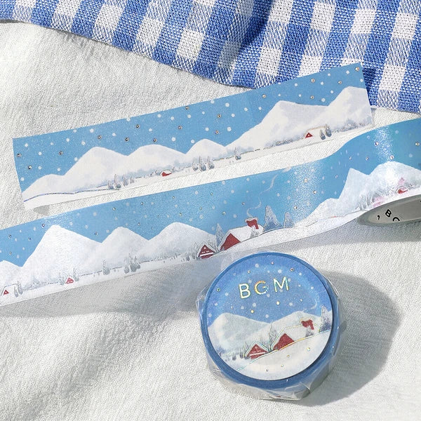 Dreamscape washi tape | Snow Country