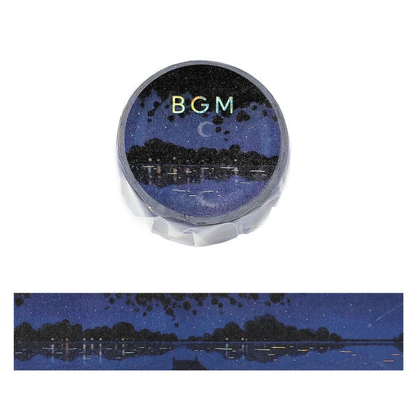 Dreamscape washi tape | Lake at Night