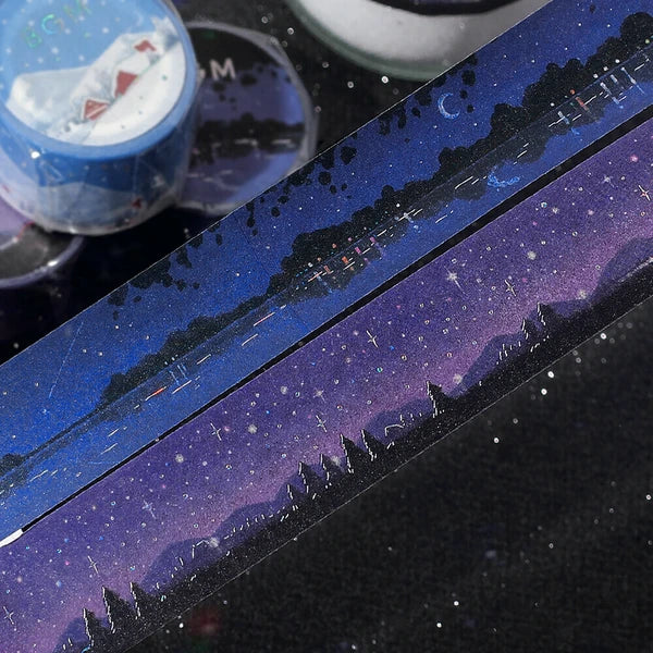 Dreamscape washi tape | Lake at Night