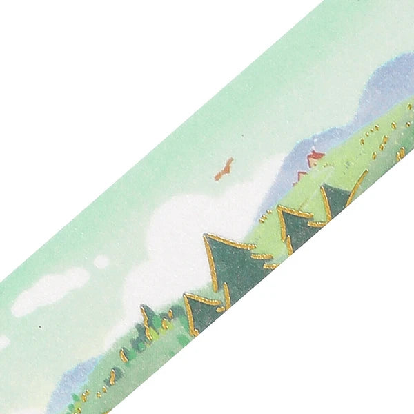 Dreamy Scenery washi tape | Grassy Field
