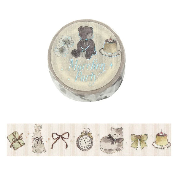 Fairy Tale Party washi tape | Milk Tea