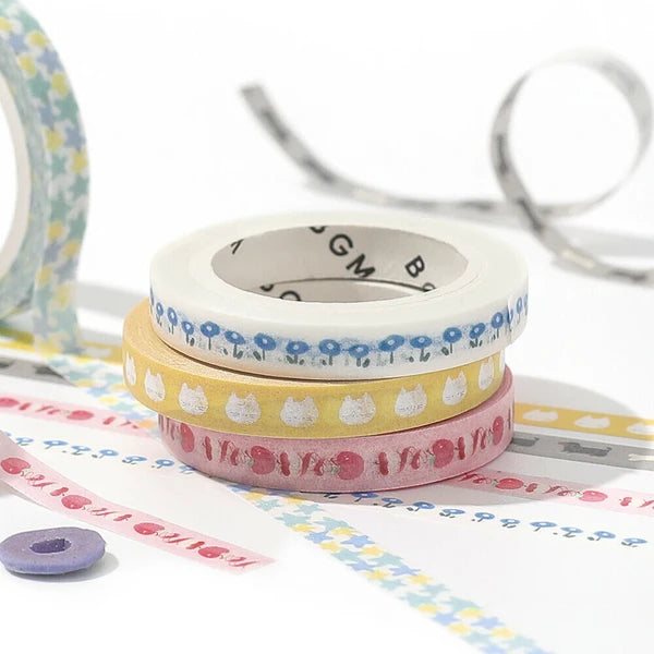 Cats thin washi tape