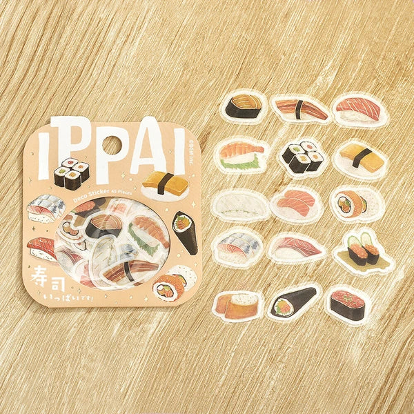 Lots of Sushi Flake Stickers