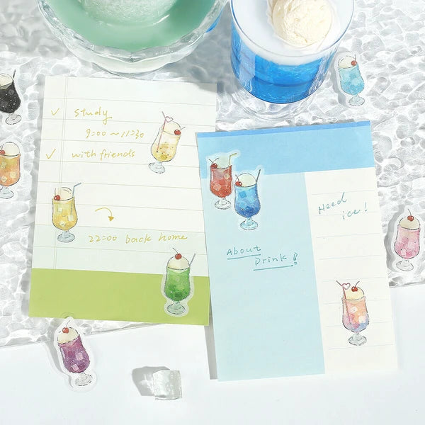 Lots of Cream Soda Flake Stickers