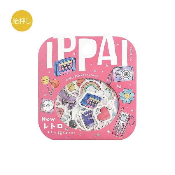 Lots of Retro Flake Stickers