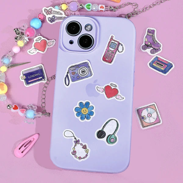 Lots of Retro Flake Stickers